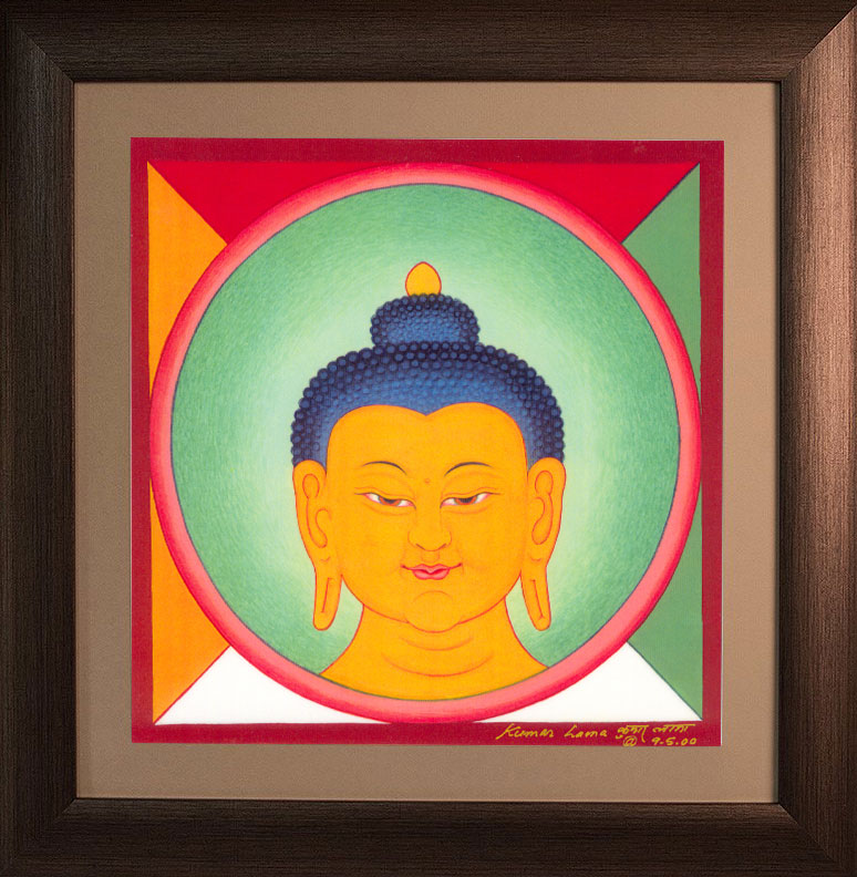 Buddha Shakyamuni (Face of Compassion) by Kumar Lama