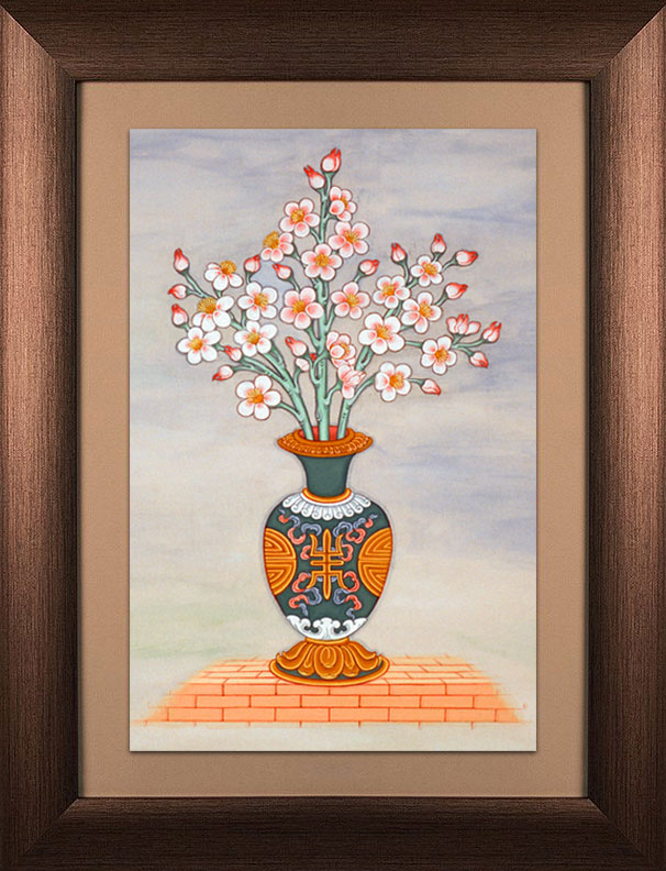 Lotus in Vase by Kumar Lama