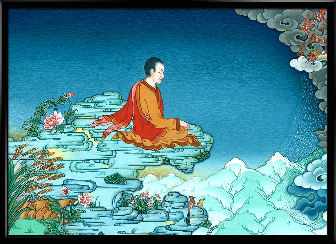 Sitting by Pond by Kumar Lama