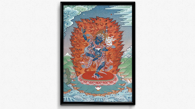 Dorje Phagmo Vajra Varahi Thangka Painting by Kumar Lama