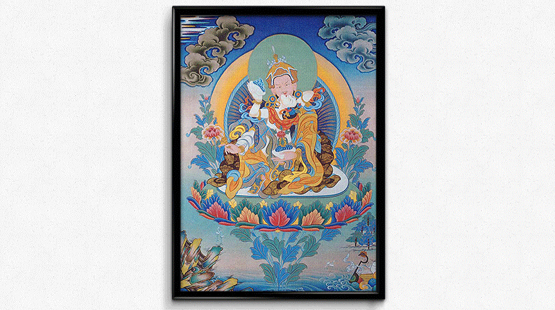 Guru Rinpoche Yab Yum by Kumar Lama